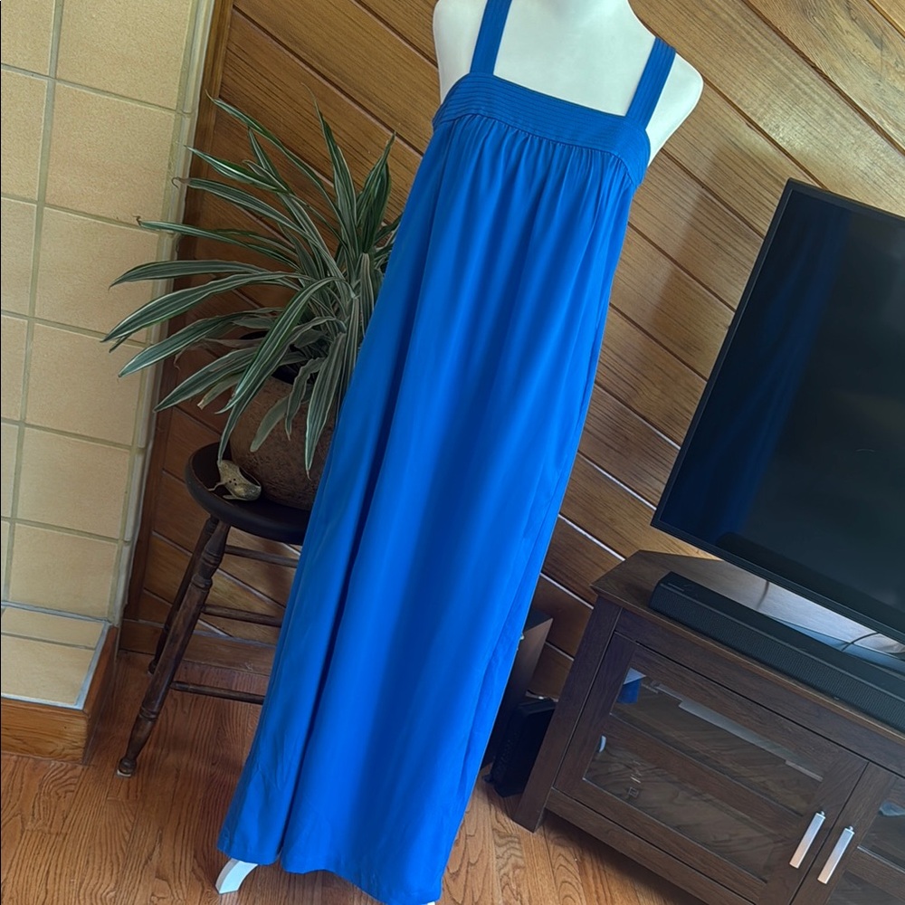 Like new JCrew Blue Maxi Dress